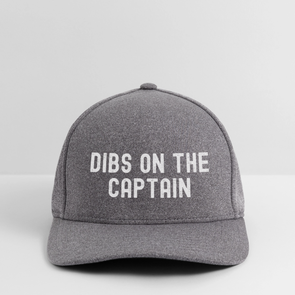 Dibs on the Captain Flexfit Baseball Cap - light heather gray