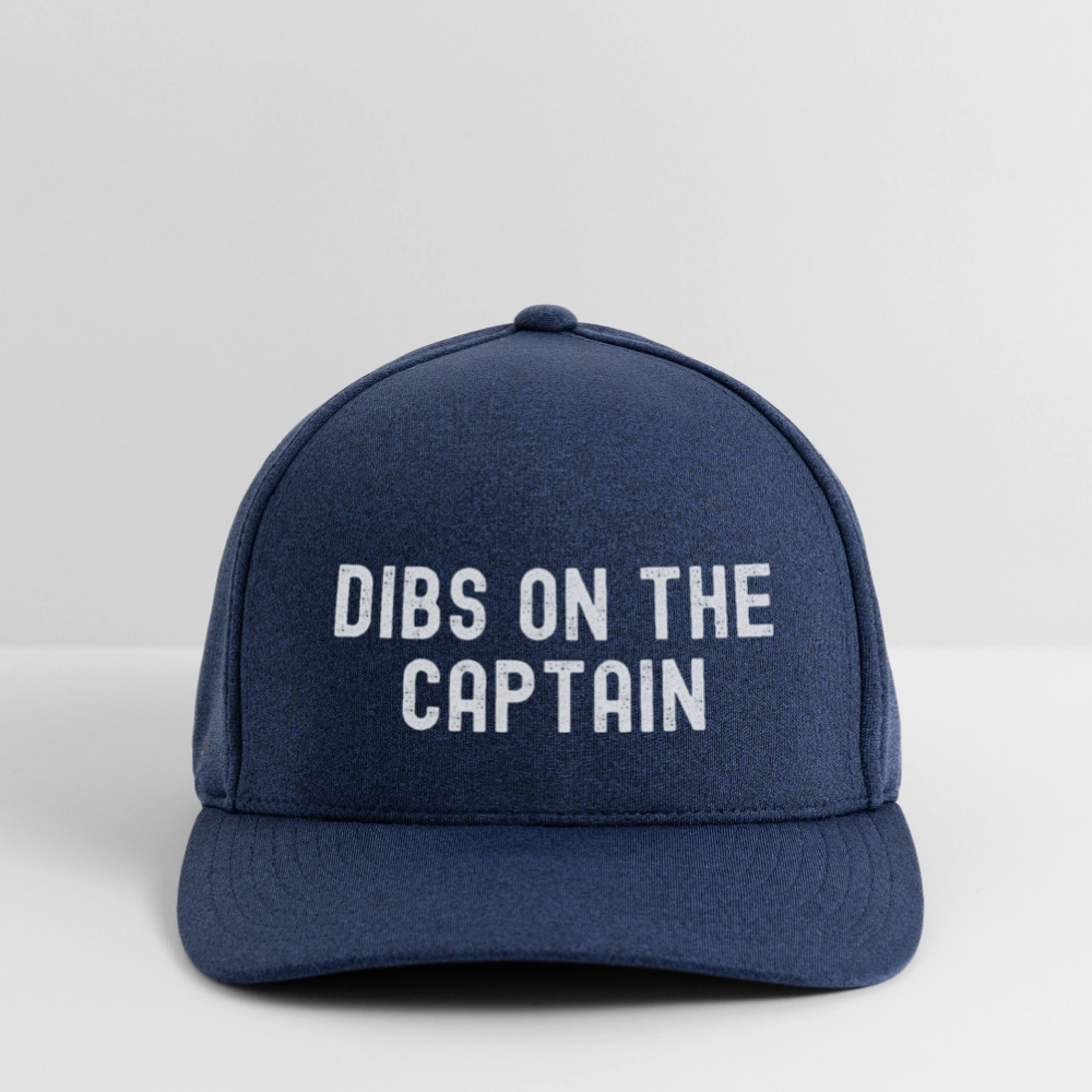 Dibs on the Captain Flexfit Baseball Cap - heather navy