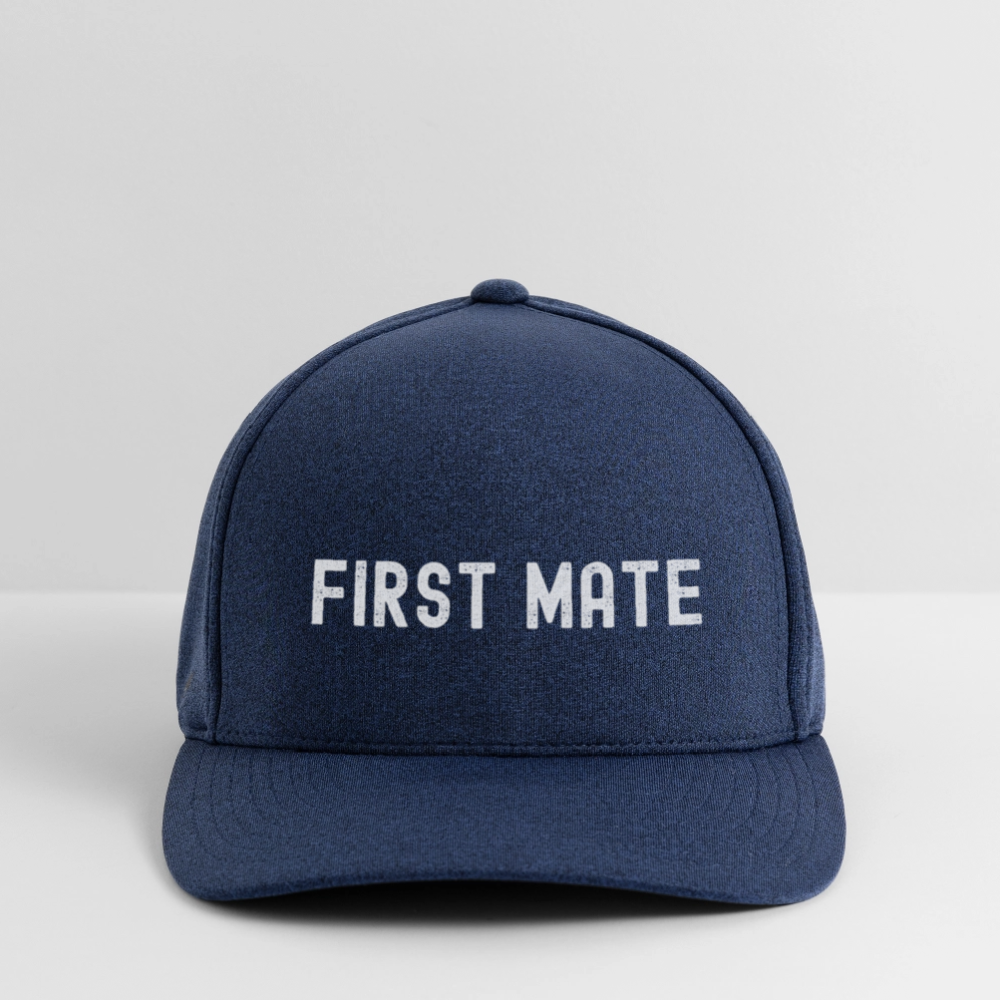 First Mate Flexfit Baseball Cap - heather navy