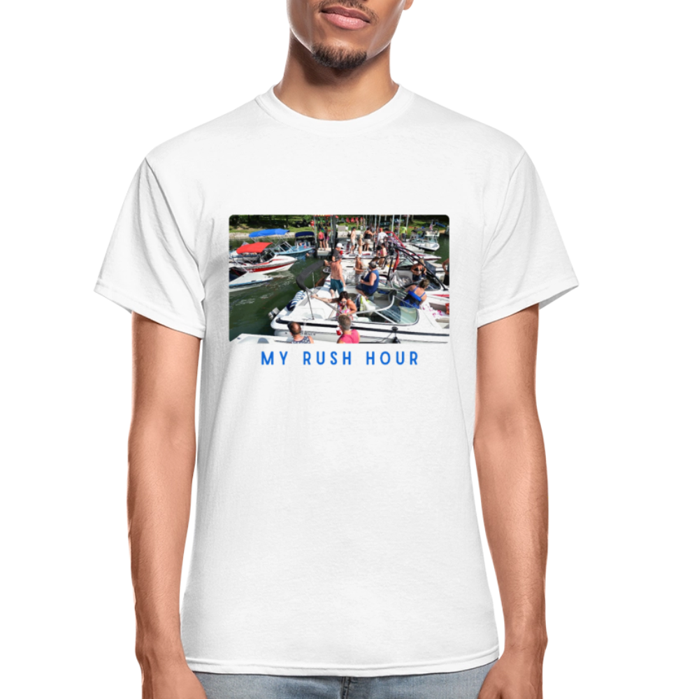 My Rush Hour Lake Life Tee - Unisex Sizing - white