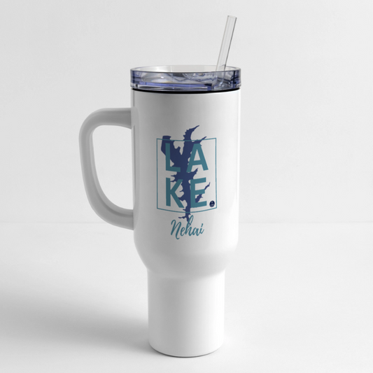 Lake Nehai 40 oz Travel Tumbler - white