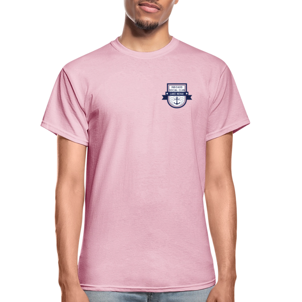 Lake Nehai Inboard Social Club T-Shirt - Unisex Sizing - light pink