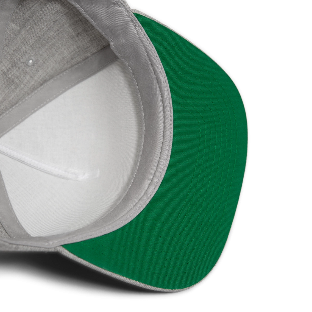 Lake Girl – Patriotic Snapback Hat - heather gray