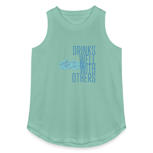 Drinks Well With Others Women's Lake Tank Top - saltwater