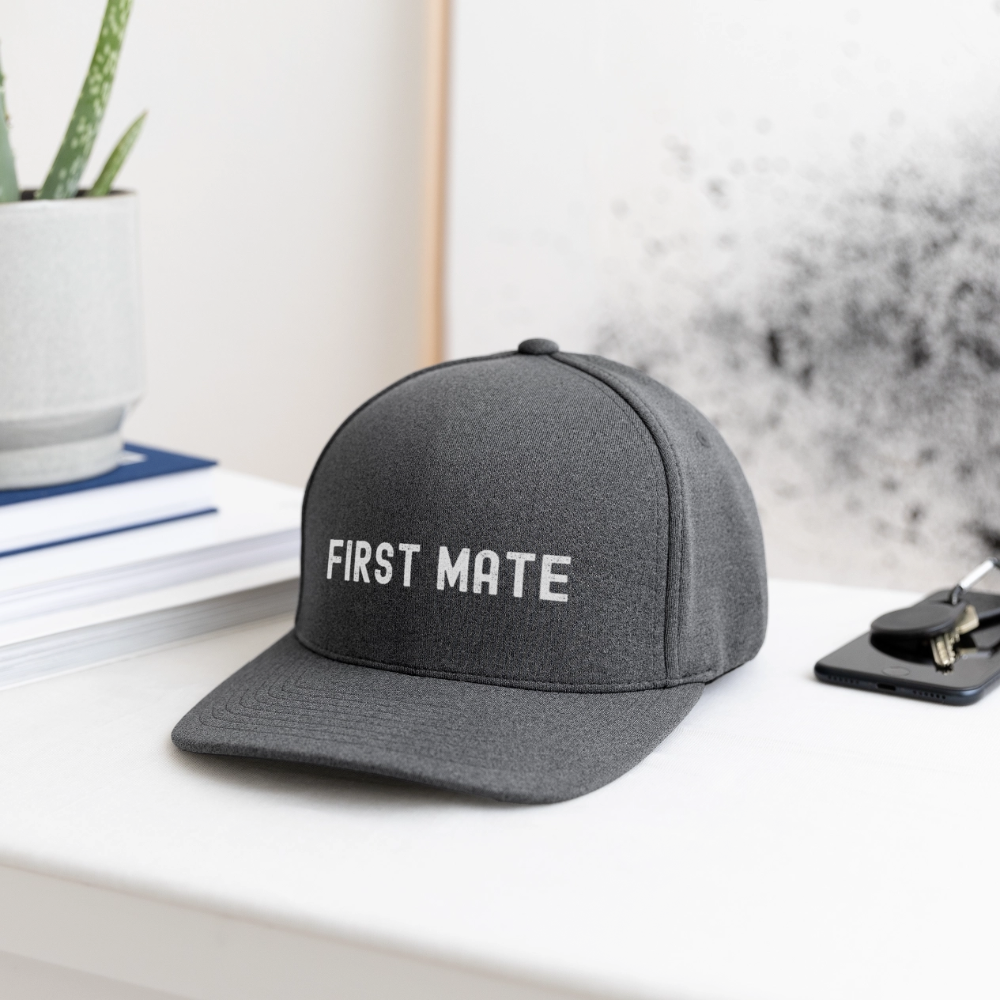 First Mate Flexfit Baseball Cap - dark heather gray