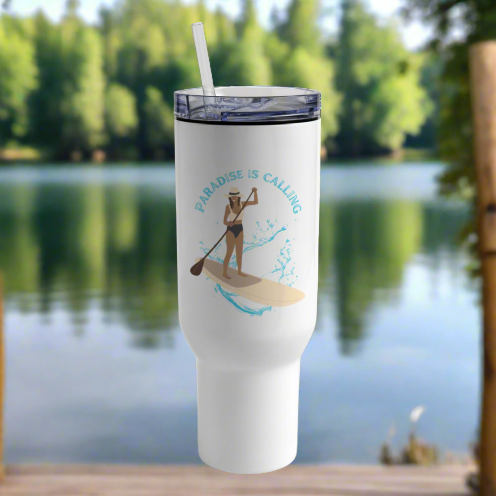 Paddle Boarding 40 oz Travel Tumbler