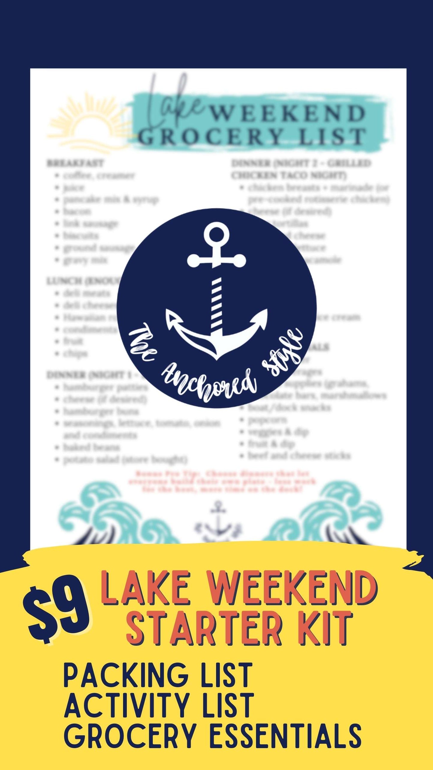 The Ultimate Lake Weekend Starter Kit