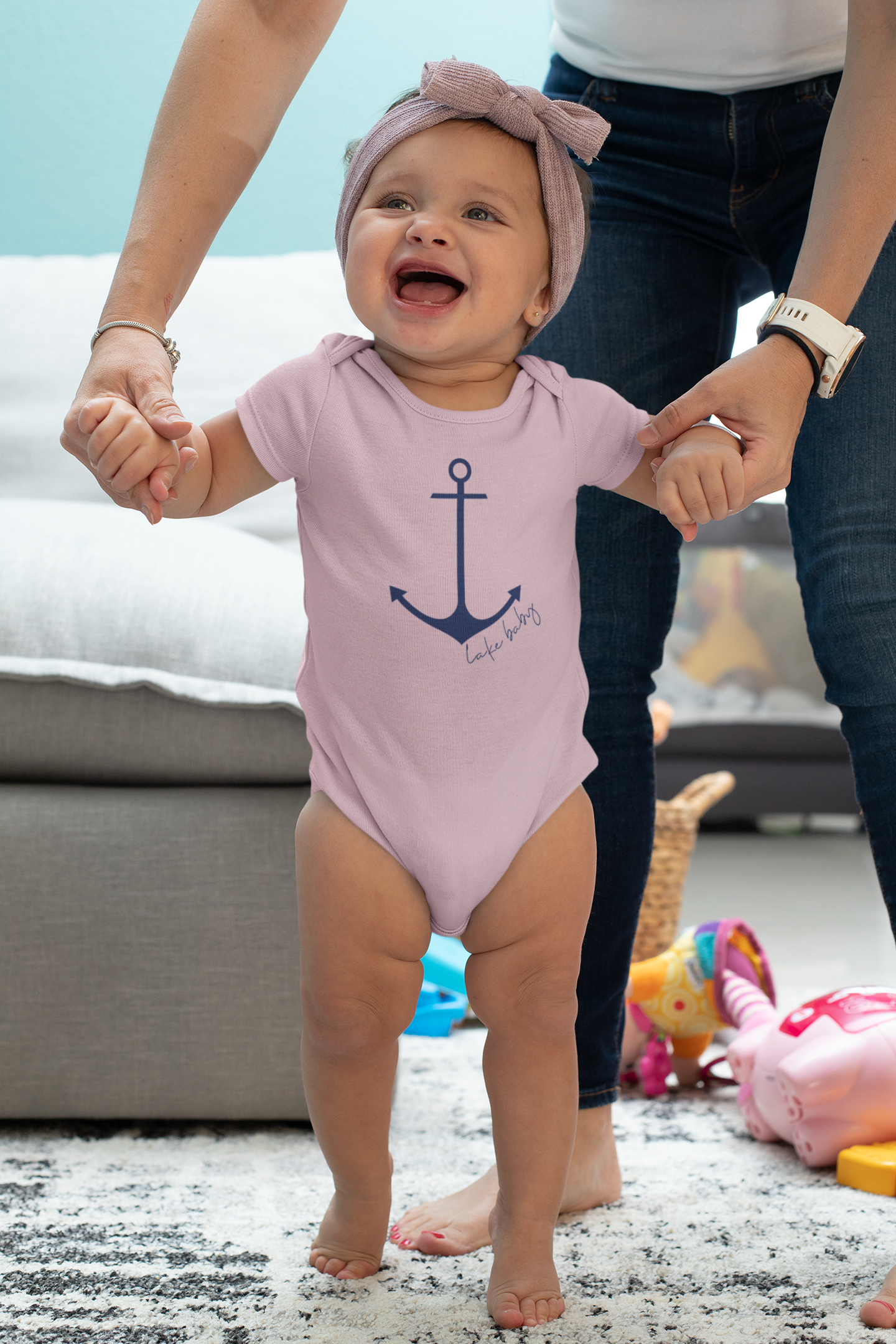 Lake Onesie for Infant, Nautical Onesie for Lake Baby