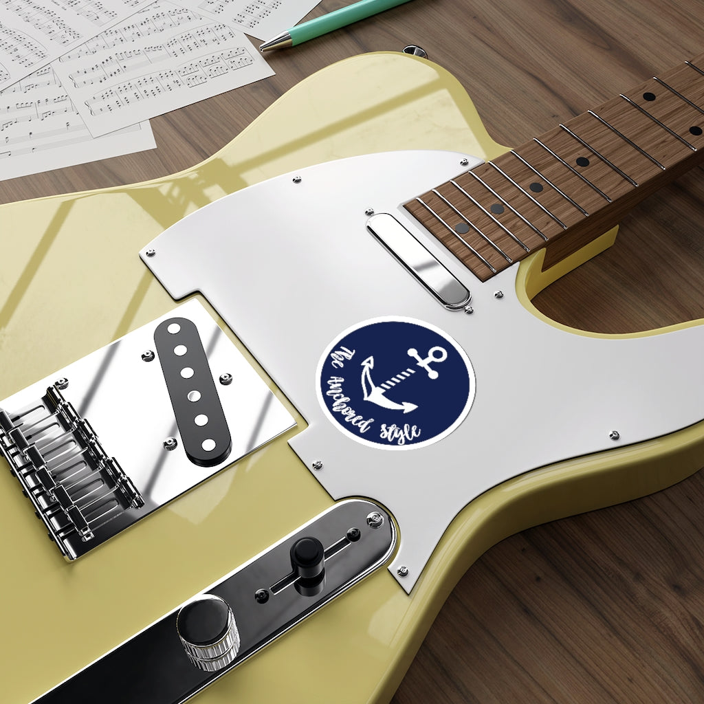 The Anchored Style Die-Cut Stickers
