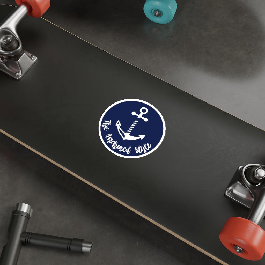 The Anchored Style Die-Cut Stickers