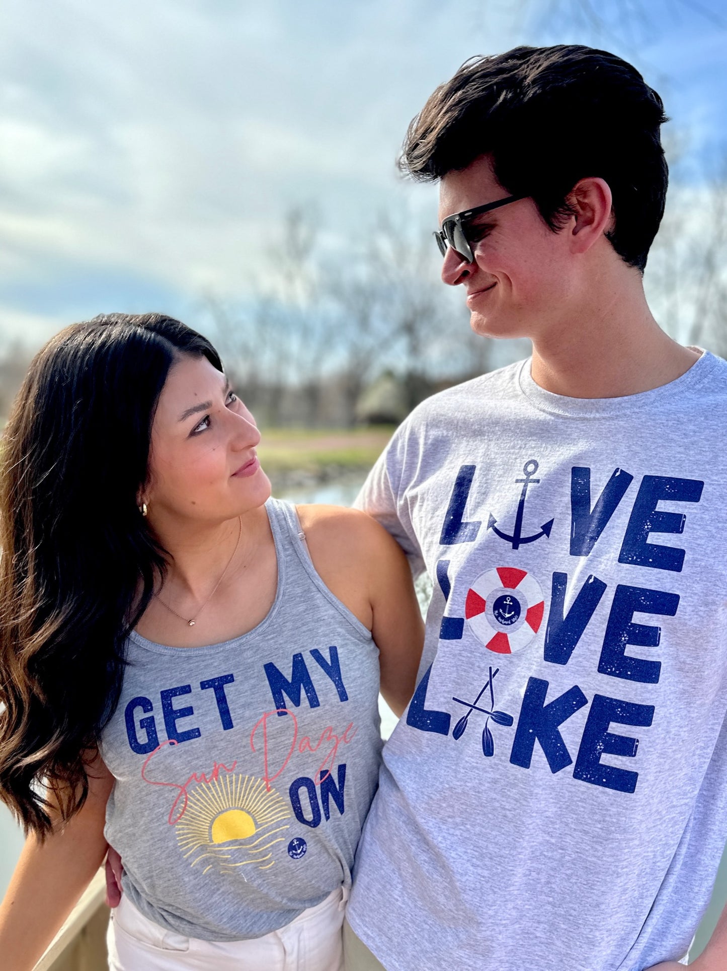 Sun Daze Flowy Lake Tank Top