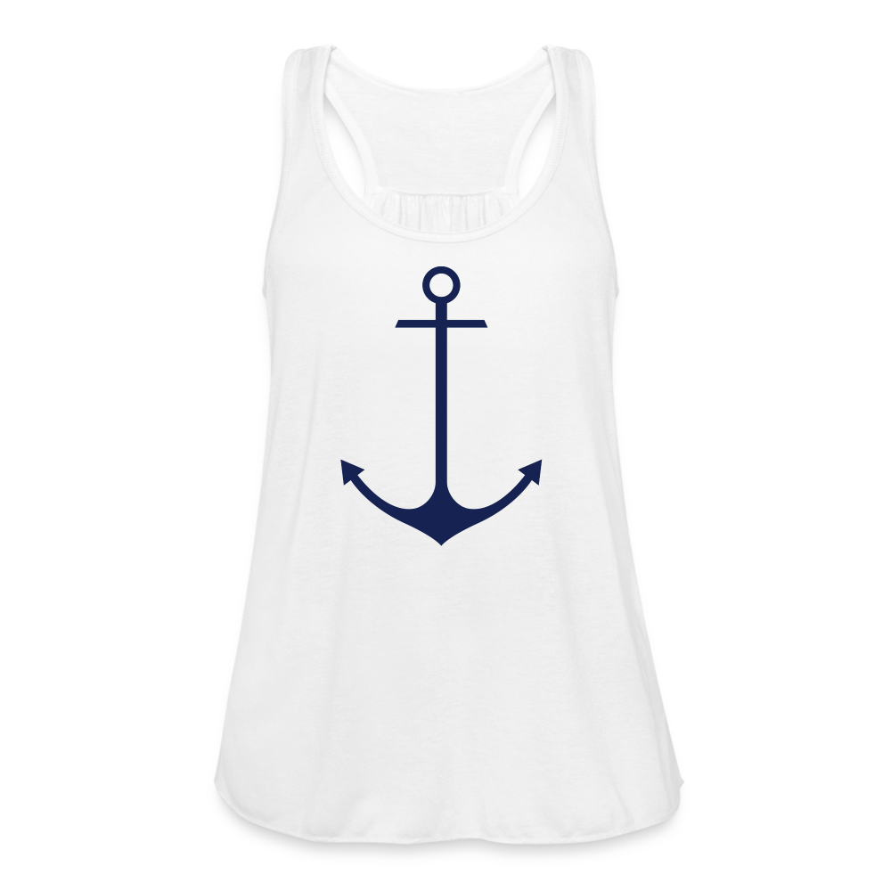 Anchor Tank, Nautical Bella Canvas Tank Top - white
