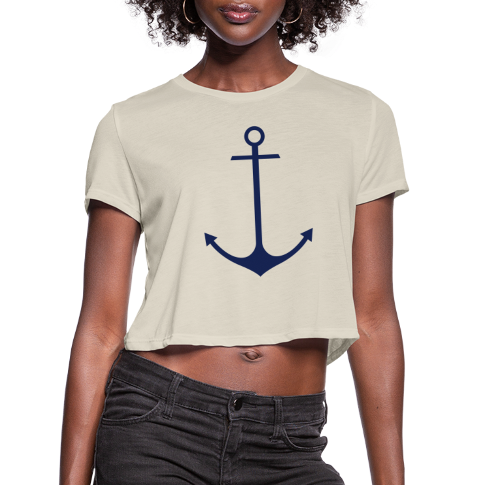 Women's Cropped Lake Tee - dust