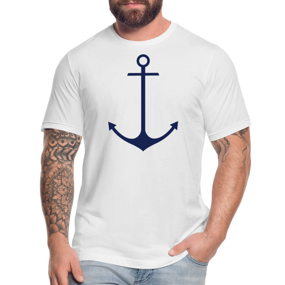 Anchor Shirt, Unisex Jersey T-Shirt by Bella + Canvas - white