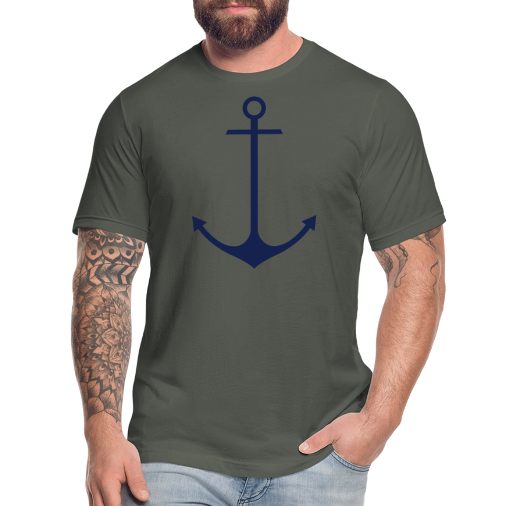 Anchor Shirt, Unisex Jersey T-Shirt by Bella + Canvas - asphalt