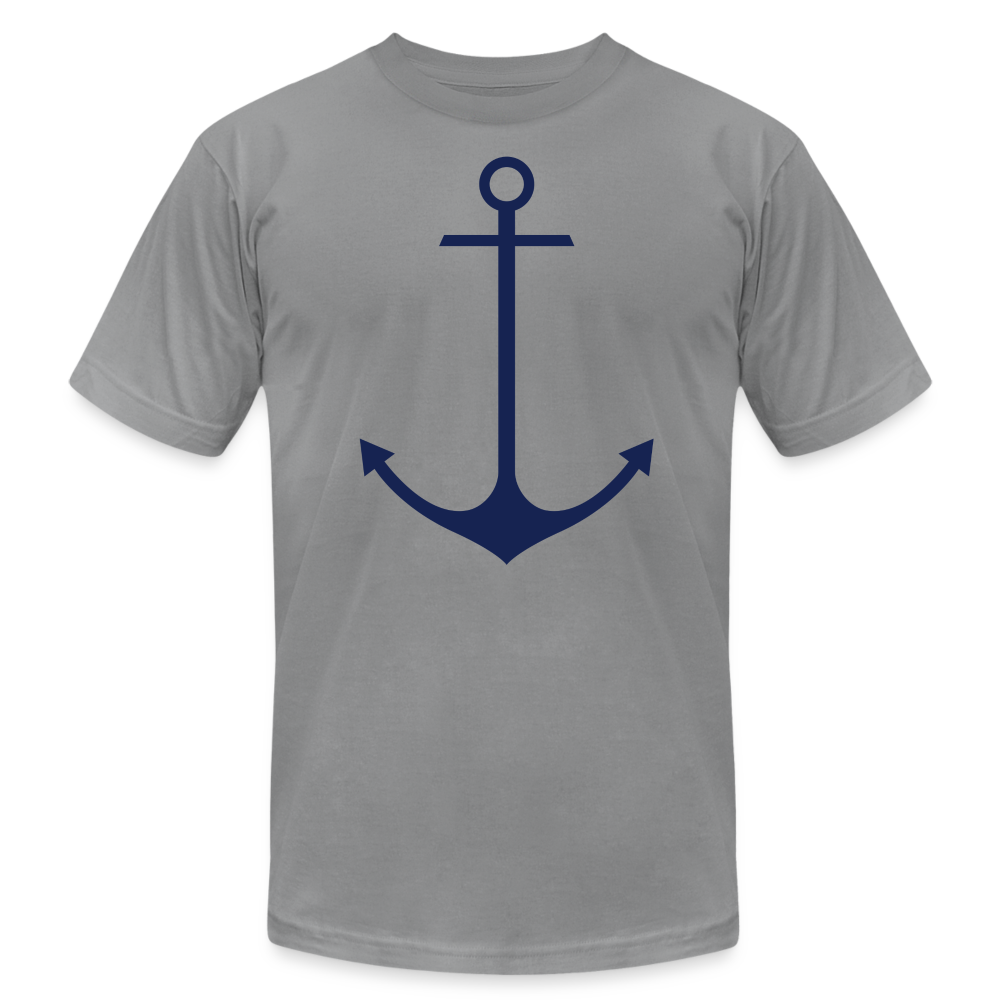 Anchor Shirt, Unisex Jersey T-Shirt by Bella + Canvas - slate