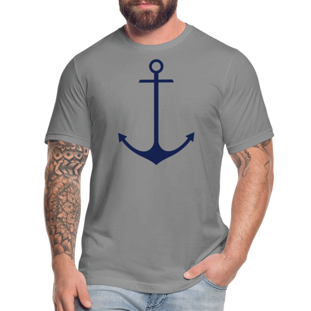 Anchor Shirt, Unisex Jersey T-Shirt by Bella + Canvas - slate