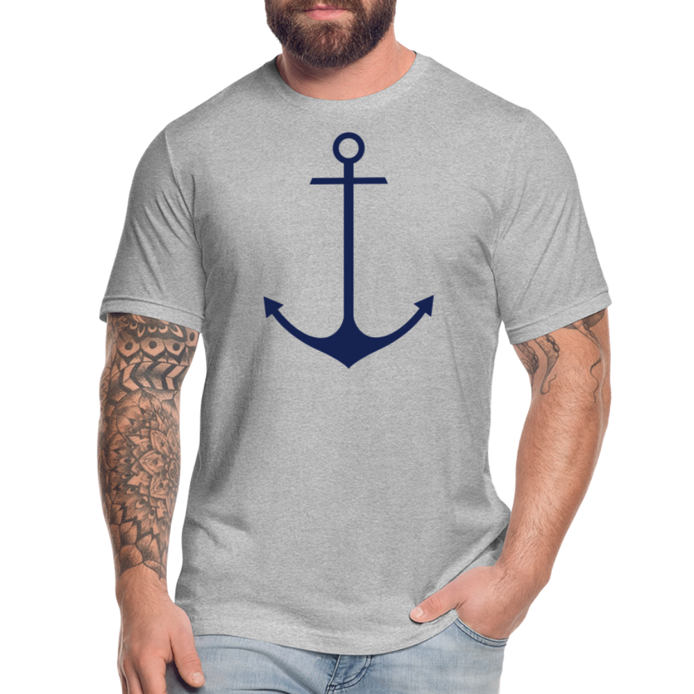 Anchor Shirt, Unisex Jersey T-Shirt by Bella + Canvas - heather gray