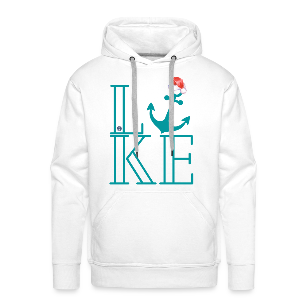 Santa's Favorite Christmas Lake Hoodie - white