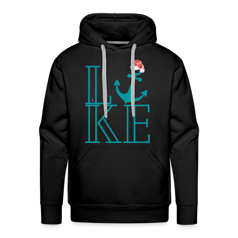 Santa's Favorite Christmas Lake Hoodie - black