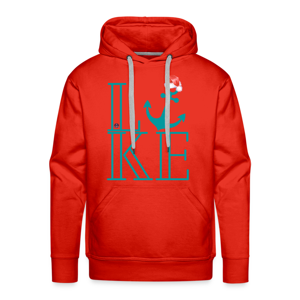 Santa's Favorite Christmas Lake Hoodie - red