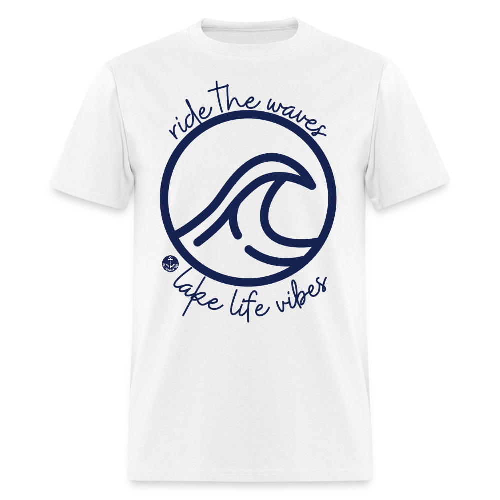 Lake Life Vibes Lake Tee - white