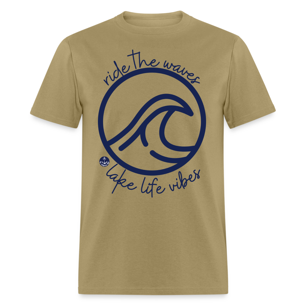 Lake Life Vibes Lake Tee - khaki