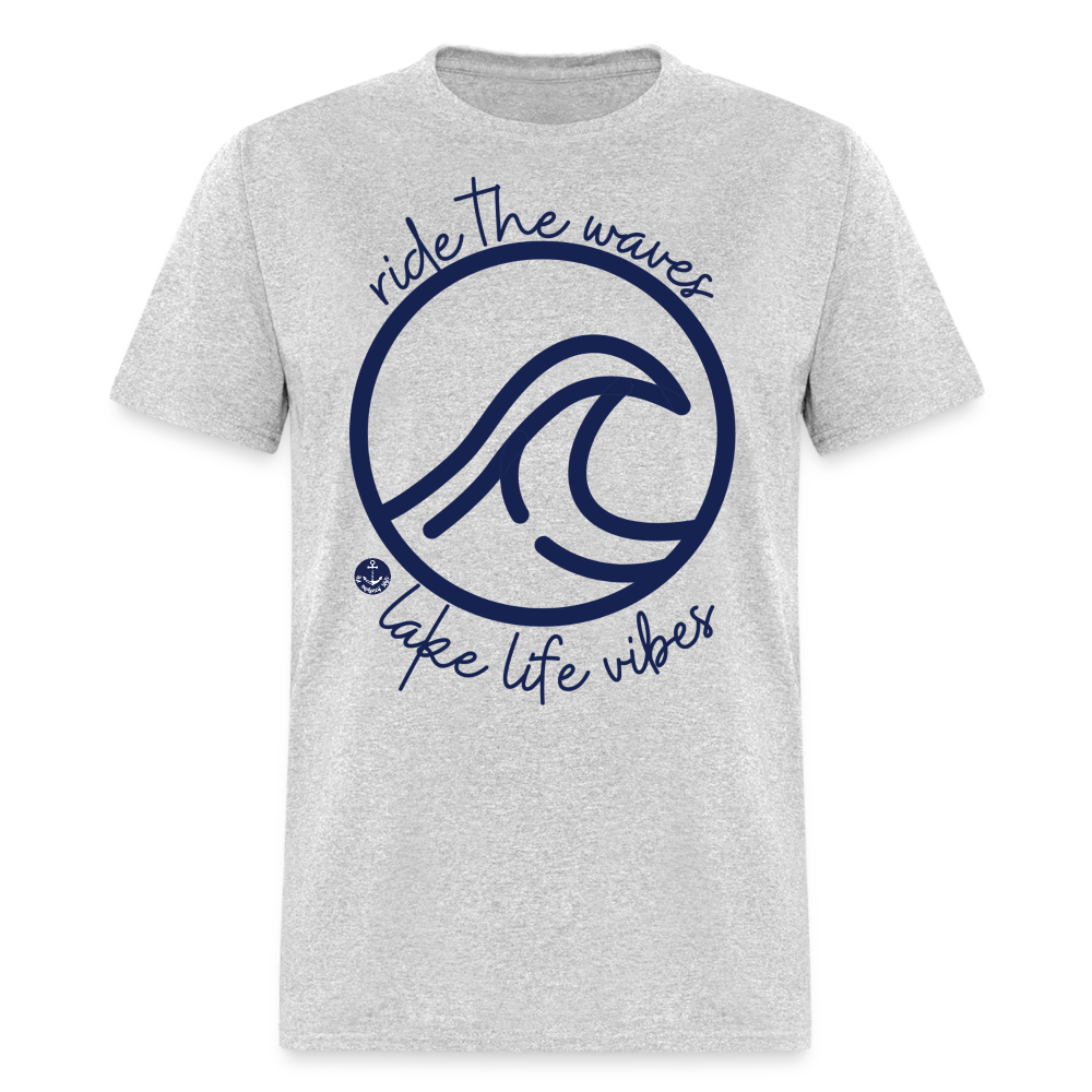Lake Life Vibes Lake Tee - heather gray