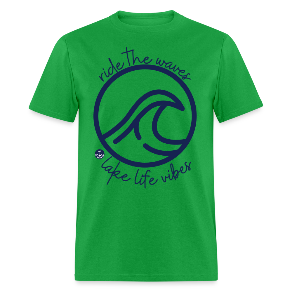 Lake Life Vibes Lake Tee - bright green