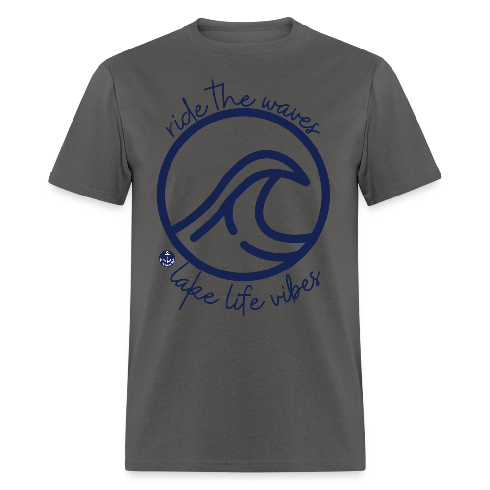 Lake Life Vibes Lake Tee - charcoal