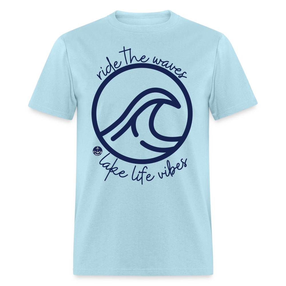 Lake Life Vibes Lake Tee - powder blue