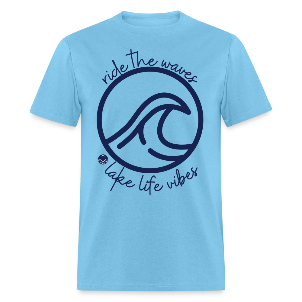 Lake Life Vibes Lake Tee - aquatic blue