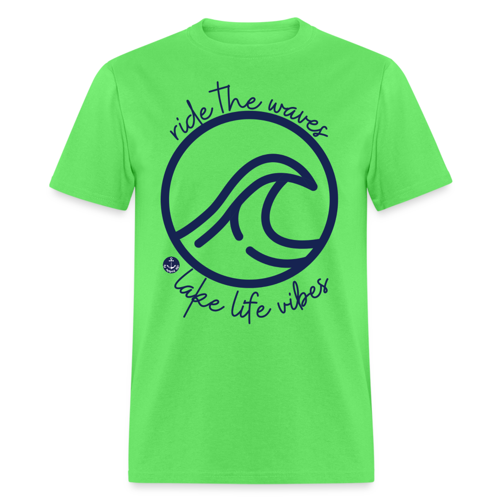 Lake Life Vibes Lake Tee - kiwi