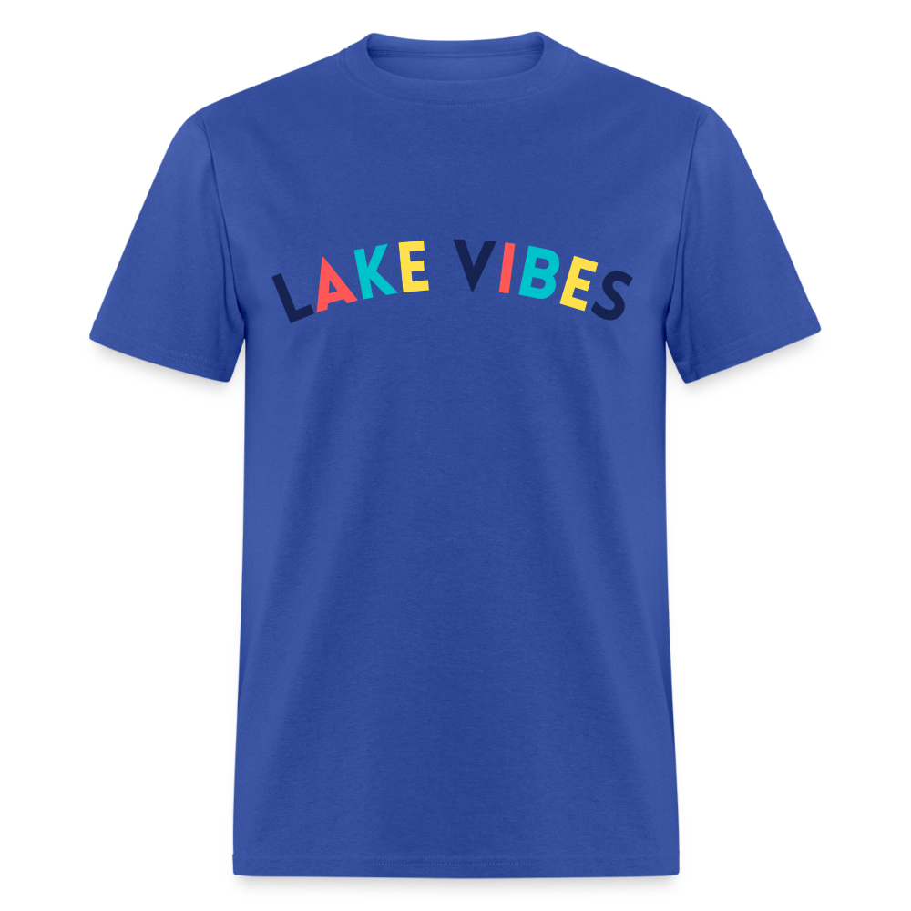 Lake Vibes Lake Tee - royal blue