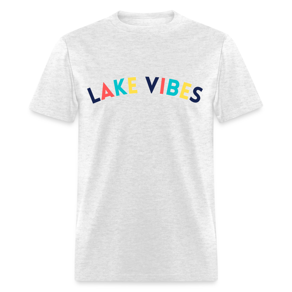 Lake Vibes Lake Tee - light heather gray