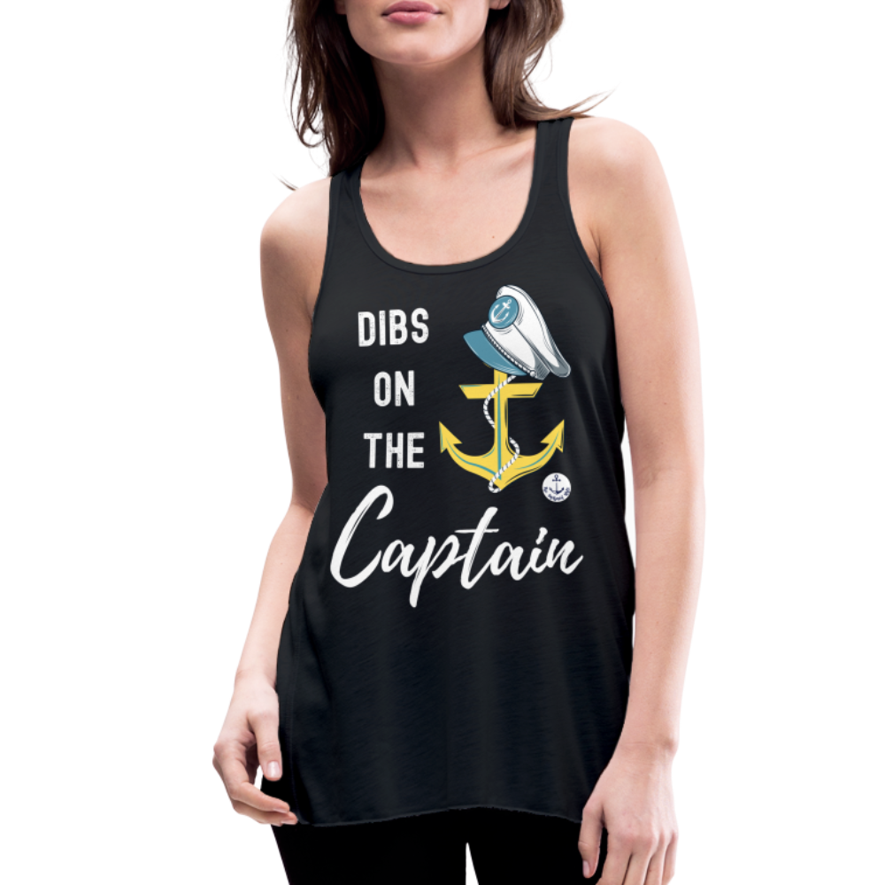 Dibs on the Captain Women's Flowy Tank Top - black