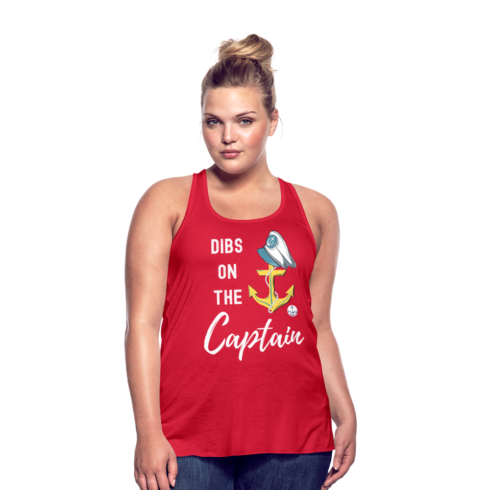 Dibs on the Captain Women's Flowy Tank Top - red