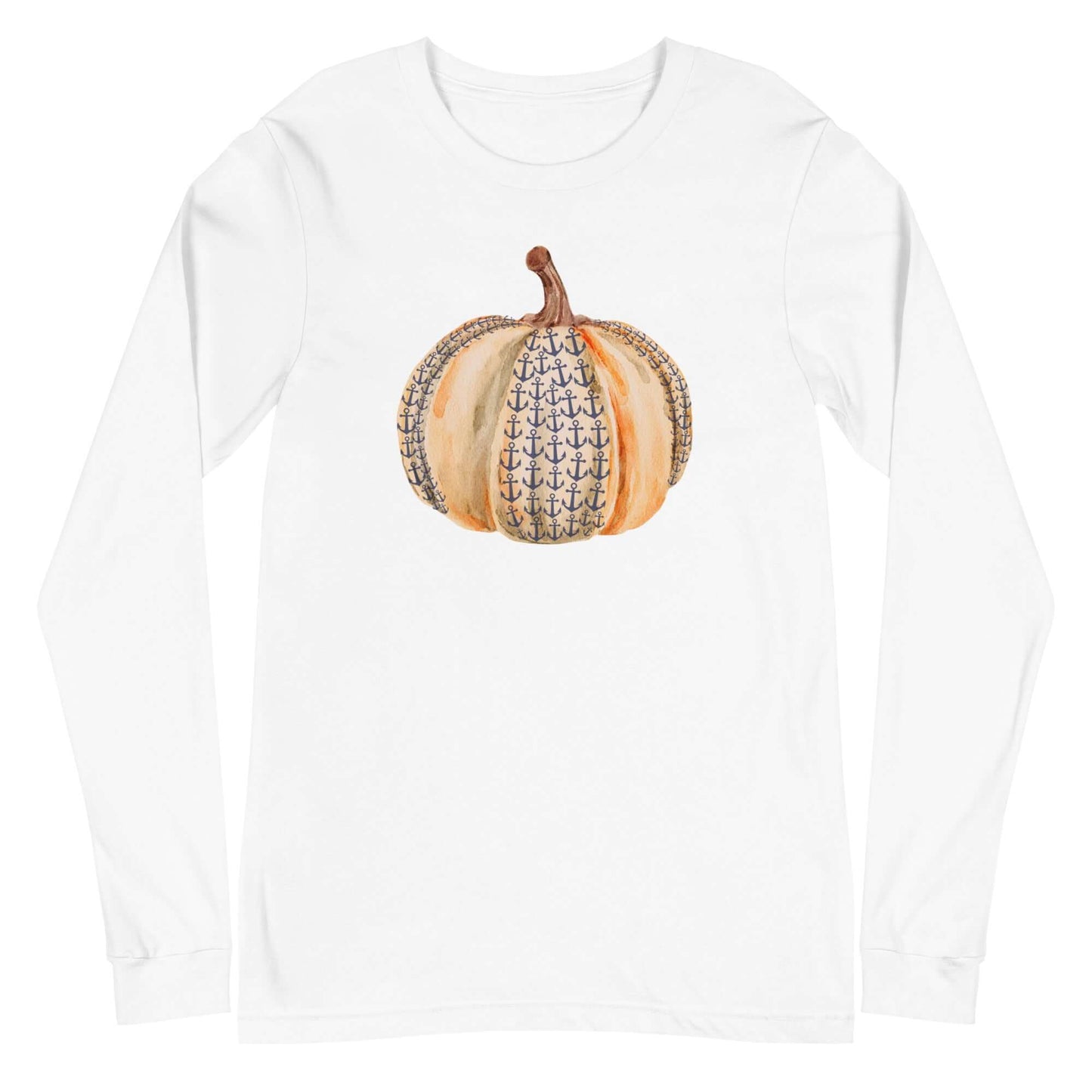 Anchor Pumpkin Fall Long Sleeve Lake Tee