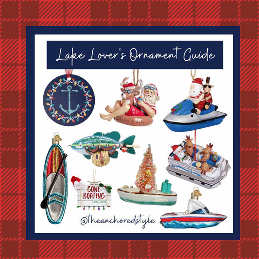 Unique Nautical Christmas Ornaments for the Lake Lover at Heart