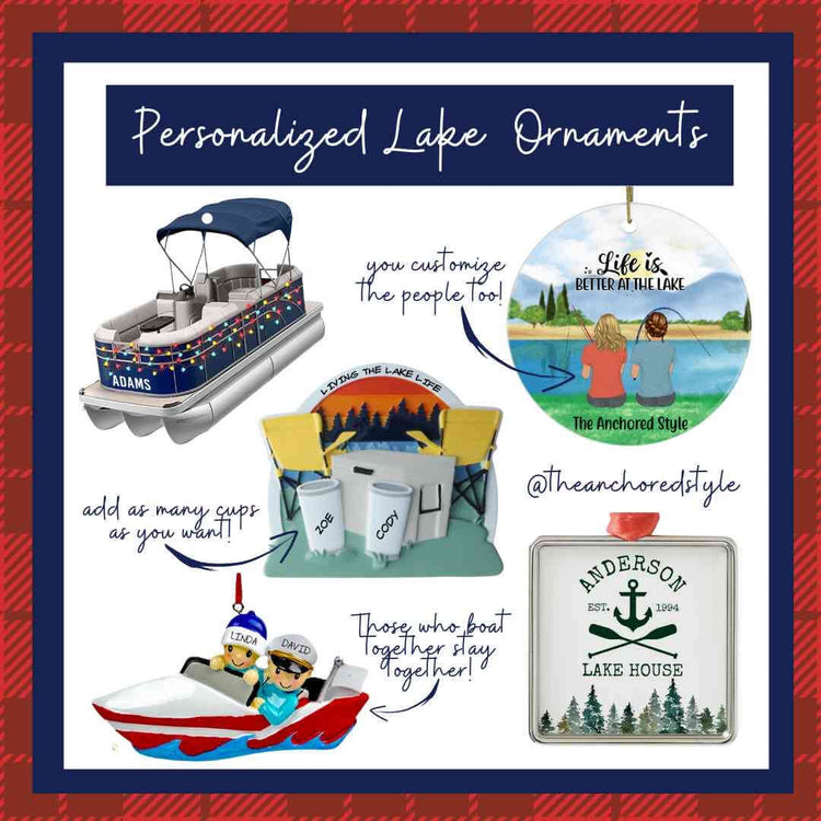 Personalized Lake Christmas Ornaments Make a Great and Meaningful Gift