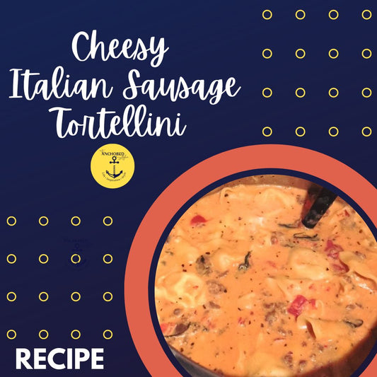9-Ingredient Cheesy Italian Sausage & Tortellini Soup Recipe