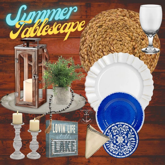 Enticing Guests with Our Laid-Back Summer Tablescape