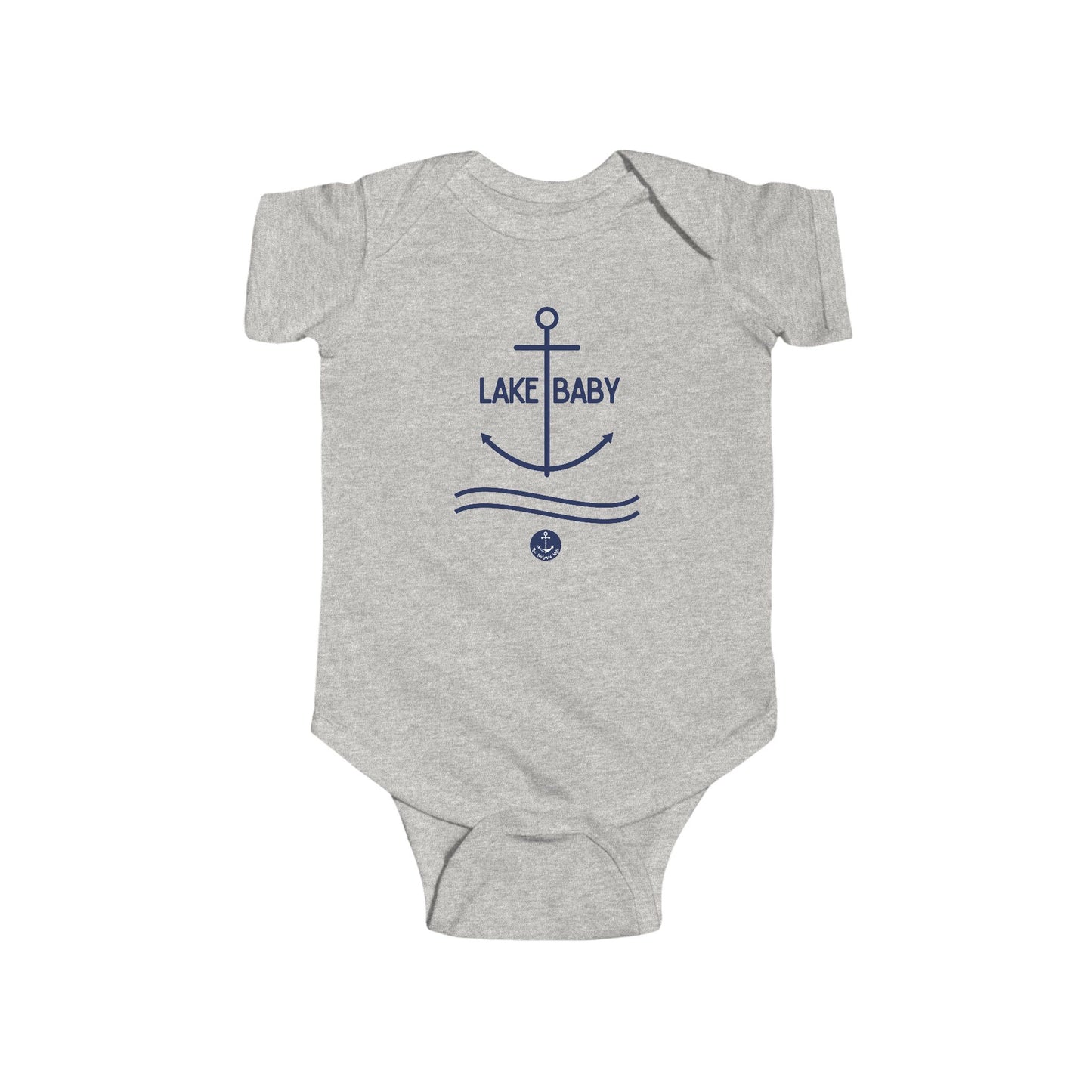 Lake Baby Infant Bodysuit – Nautical Anchor Baby Onesie