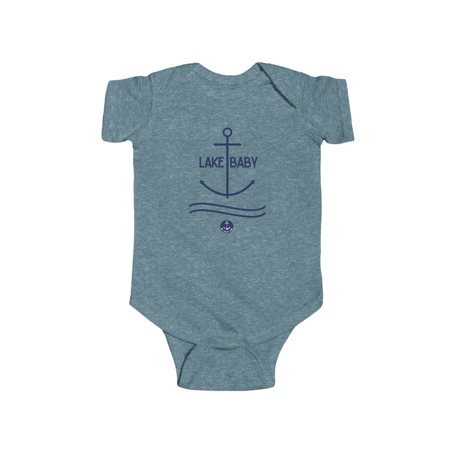 Lake Baby Infant Bodysuit – Nautical Anchor Baby Onesie