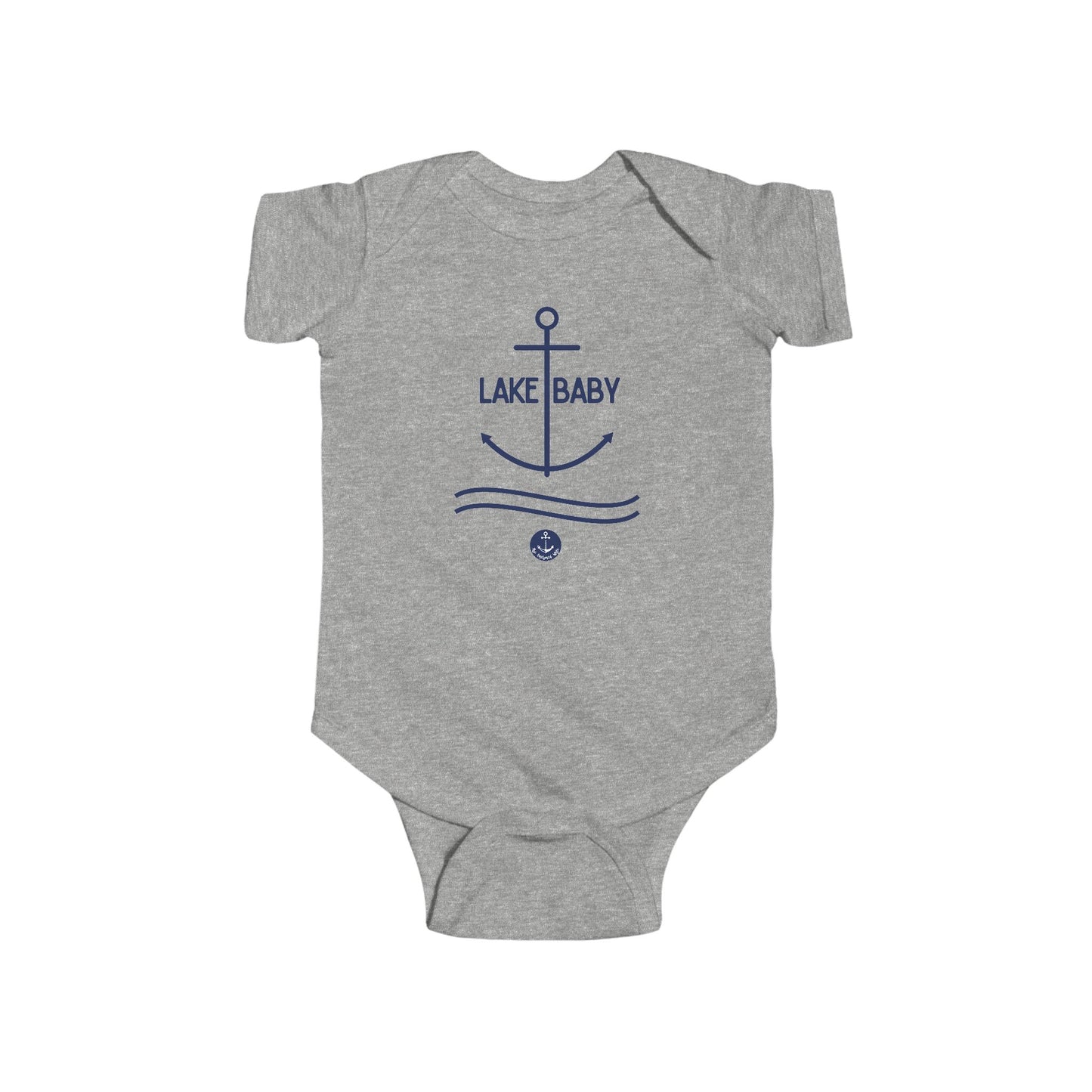 Lake Baby Infant Bodysuit – Nautical Anchor Baby Onesie