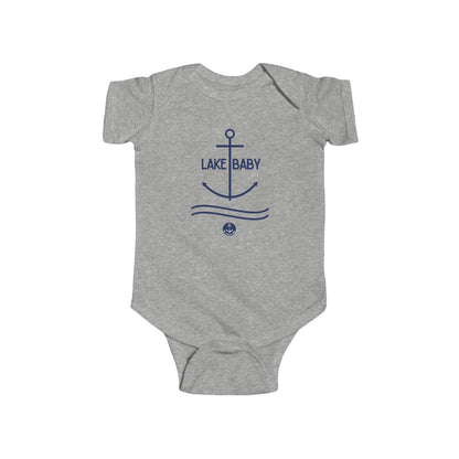 Lake Baby Infant Bodysuit – Nautical Anchor Baby Onesie