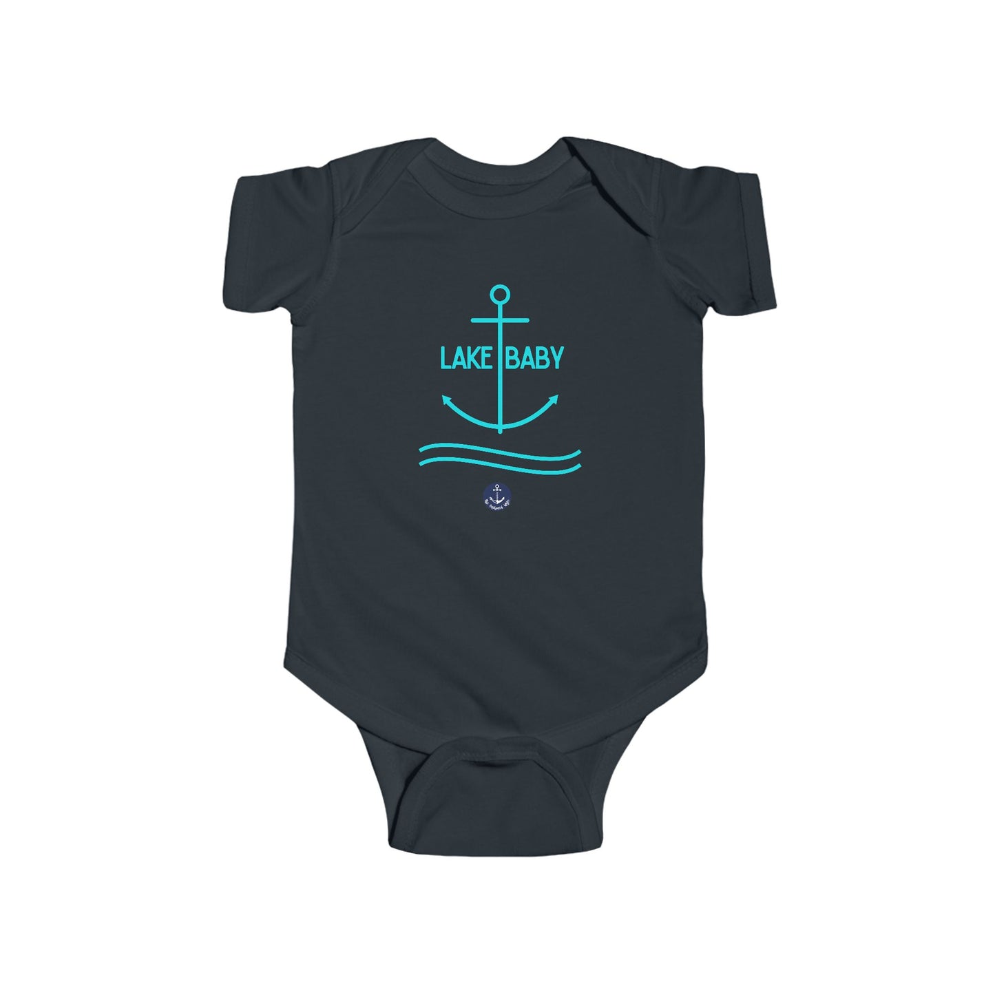 Lake Baby Infant Bodysuit – Nautical Anchor Baby Onesie