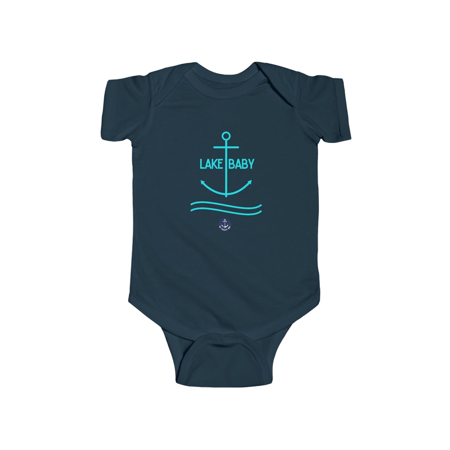 Lake Baby Infant Bodysuit – Nautical Anchor Baby Onesie