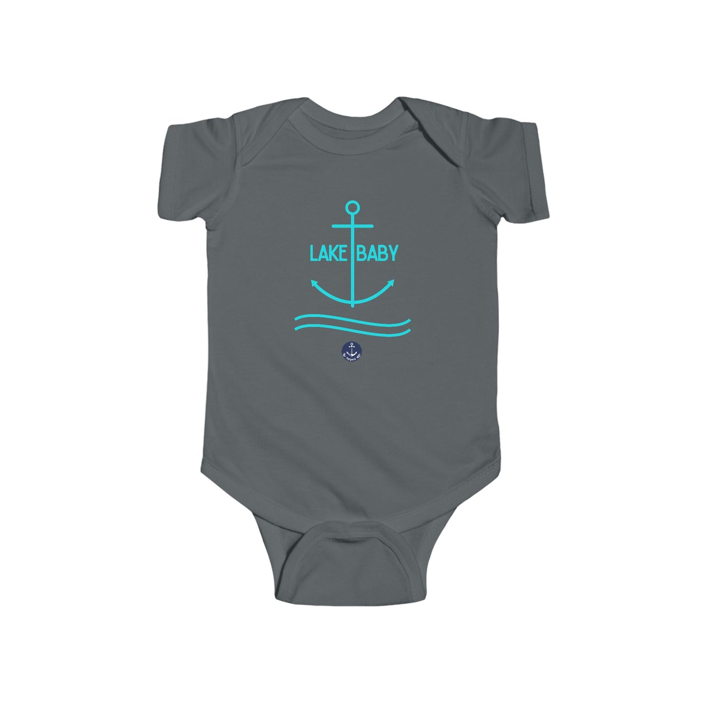 Lake Baby Infant Bodysuit – Nautical Anchor Baby Onesie