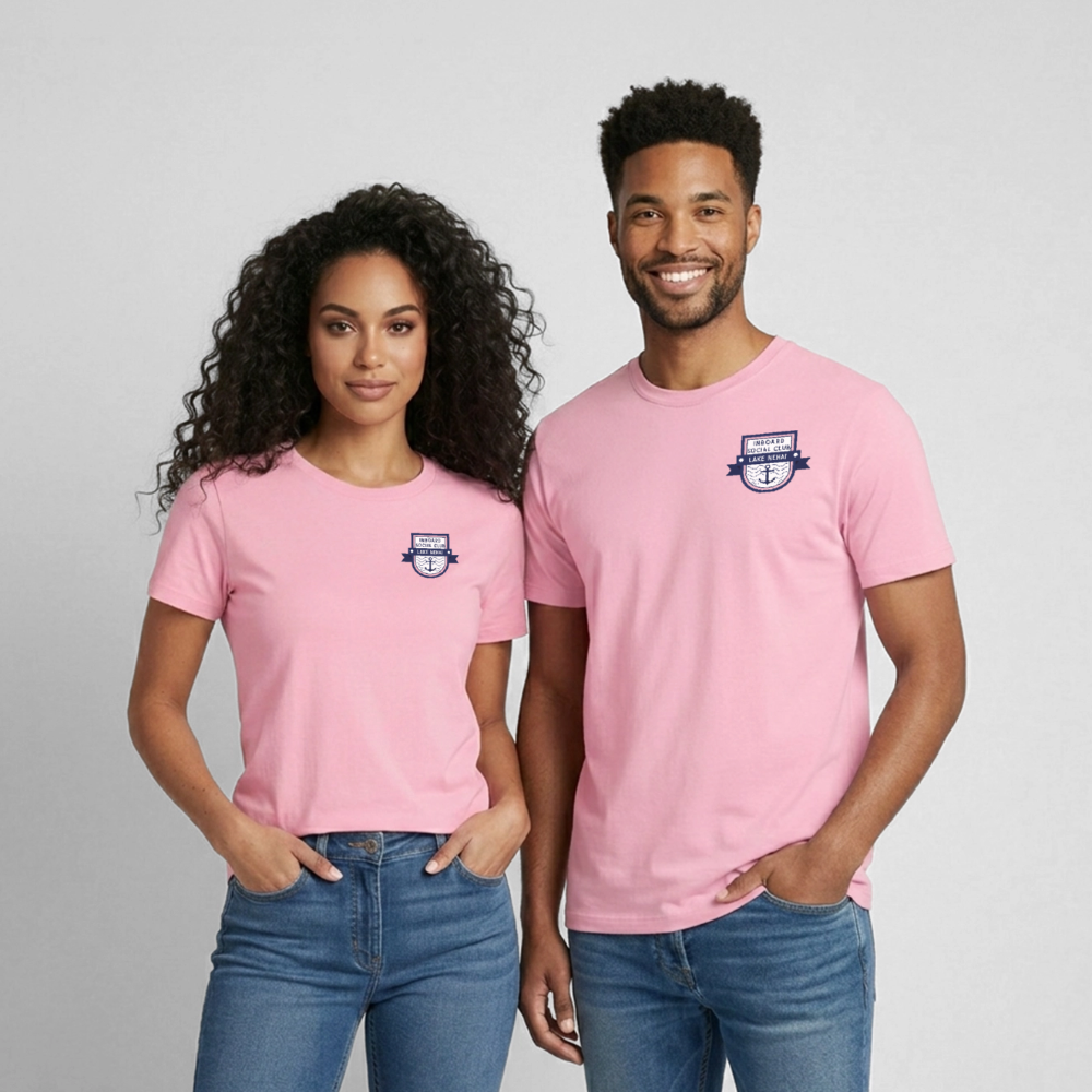 Lake Nehai Inboard Social Club T-Shirt - Unisex Sizing - light pink